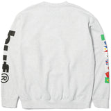 Sudadera Huf Worlwide Tour Crewneck